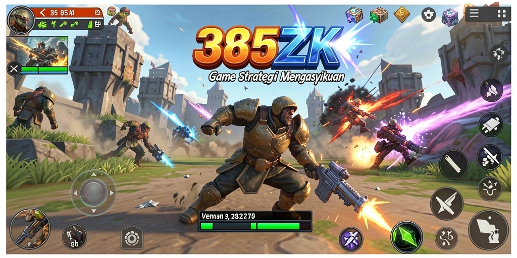 Tampilan gameplay menarik dari 365ZK dengan elemen strategi yang mendalam.