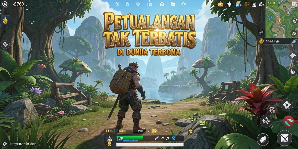Gameplay seru dalam dunia terbuka yang luas.