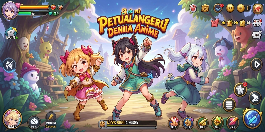 Screenshot gameplay 8ZK menampilkan karakter anime dalam pertarungan sengit.
