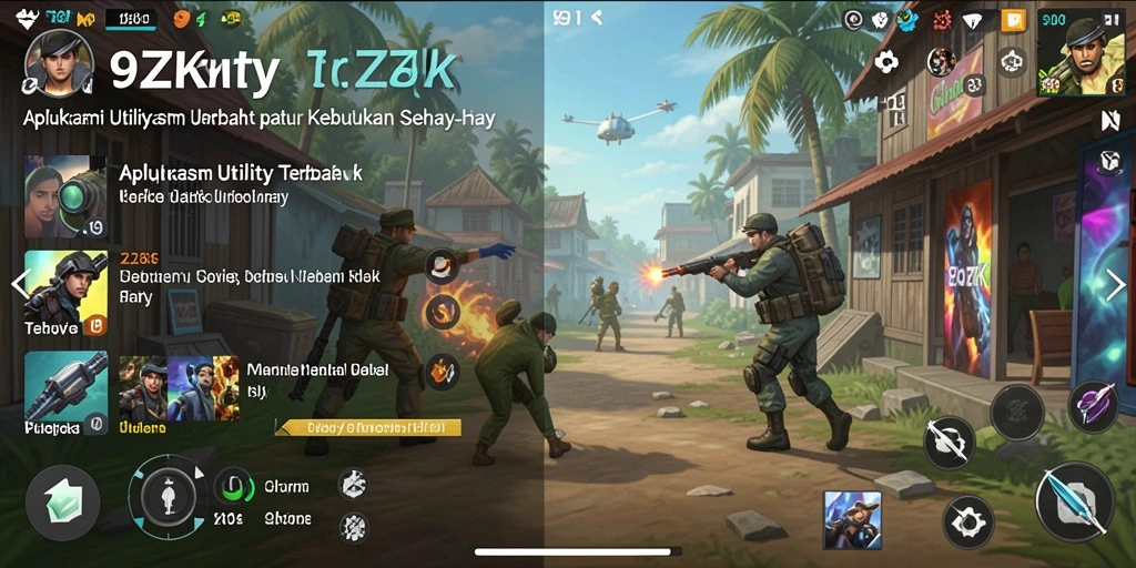 Tampilan antarmuka utama 9ZK yang user-friendly dan fungsional.
