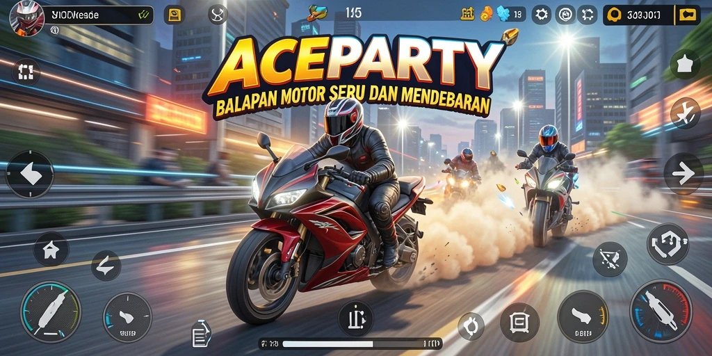 Gameplay Motor Racing yang menantang dan mendebarkan.
