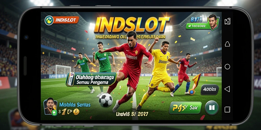 Tampilan dinamis dari gameplay olahraga yang menantang.