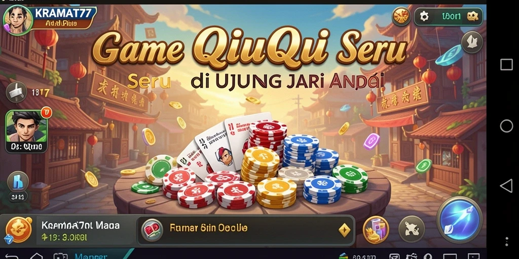 Tampilan gameplay QiuQiu yang menarik dan kompetitif