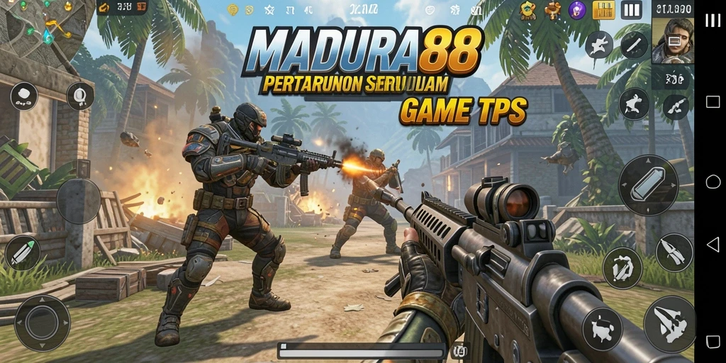 Tampilan aksi seru dalam gameplay MADURA88 yang menggugah adrenalin.