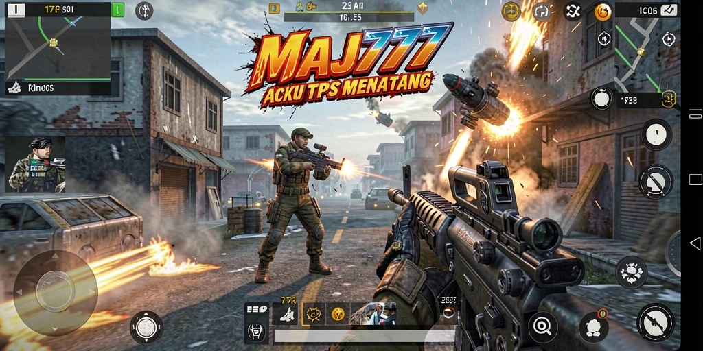 Tampilan gameplay MAJ777 yang mendebarkan saat pertempuran berlangsung.