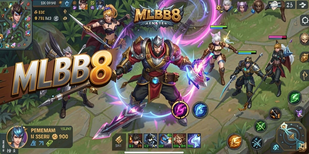 Gameplay menarik dari MLBB8 dengan berbagai tema slot.