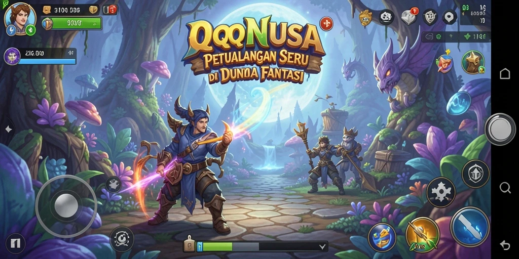 Tampilan screenshot gameplay QQNUSA yang menampilkan petualangan mendebarkan.