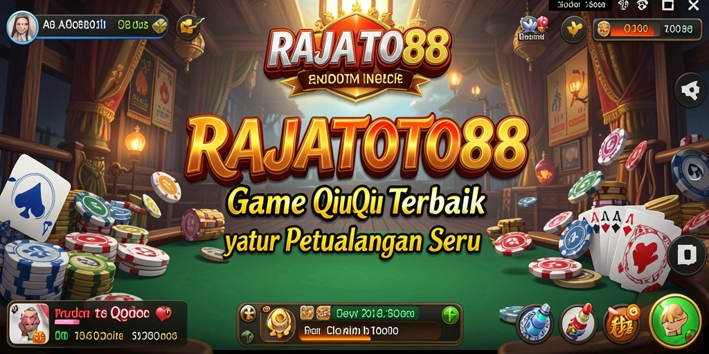 Screenshot utama RAJATOTO88 menampilkan aksi seru permainan QiuQiu.