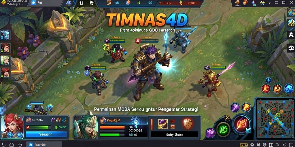 Tampilan gameplay seru dan strategi dalam TIMNAS4D.