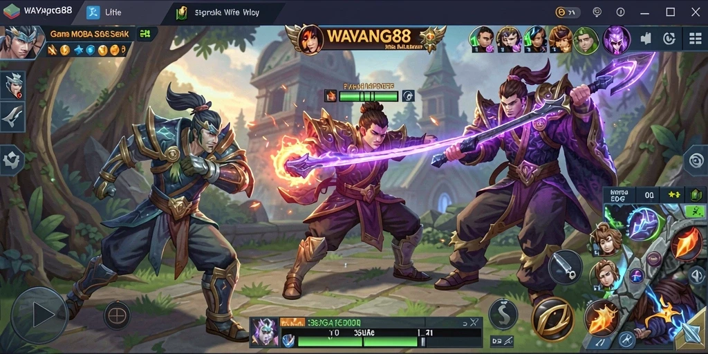 Tampilan gameplay seru dan menegangkan di WAYANG88.