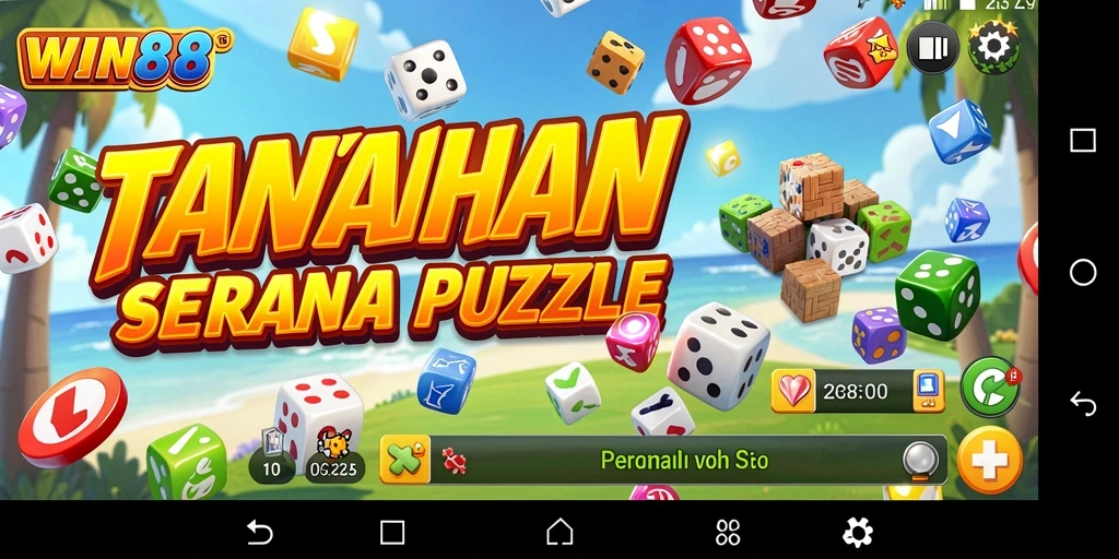 Tampilan permainan Puzzle yang menarik dan menantang di WIN88.